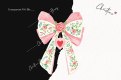 Coquette Spring Bow Clipart | Spring PNG Product Image 2
