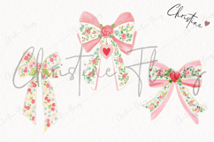 Coquette Spring Bow Clipart | Spring PNG Product Image 3