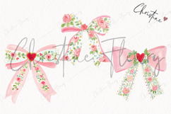 Coquette Spring Bow Clipart | Spring PNG Product Image 3