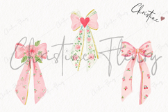 Coquette Spring Bow Clipart | Spring PNG Product Image 3