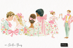 Coquette Spring Couples Clipart | Spring PNG Product Image 1