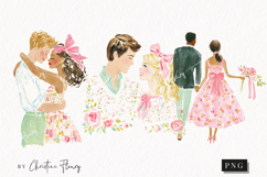 Coquette Spring Couples Clipart | Spring PNG Product Image 1