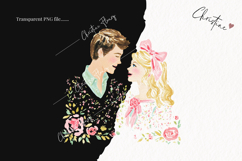 Coquette Spring Couples Clipart | Spring PNG Product Image 2