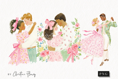 Coquette Spring Couples Clipart | Spring PNG Product Image 1