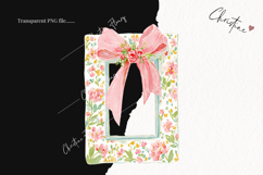 Watercolor Spring Frame Clipart | Spring PNG Product Image 2