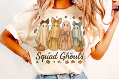 Funny Halloween PNG, Halloween Coquette, Squad Ghouls PNG Product Image 2