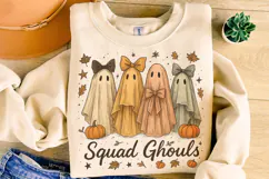 Funny Halloween PNG, Halloween Coquette, Squad Ghouls PNG Product Image 1