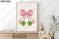 Coquette St Patrick's Day Bow Png Product Image 3