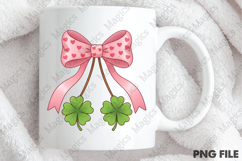 Coquette St Patrick's Day Bow Png Product Image 4
