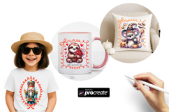 Coquette Frames &amp; Bows Stamp Brush for Procreate Product Image 4