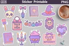 Coquette Halloween Sticker | Cute Spooky Sticker Product Image 1