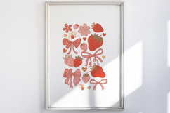 Coquette Strawberry Clipart Product Image 5