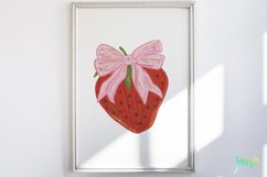 Coquette Strawberry Clipart Product Image 4