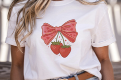 Coquette Strawberry Clipart Product Image 2