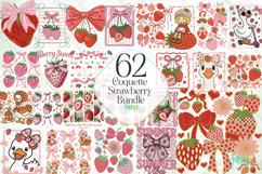 Coquette Strawberry Sublimation Bundle Product Image 1