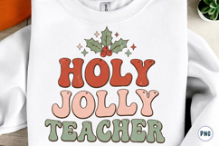 Coquette Teacher Christmas Png Product Image 1