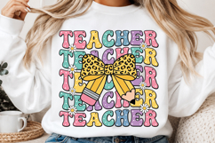 Coquette Teacher Png, Back to School Png, Product Image 2