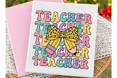 Coquette Teacher Png, Back to School Png, Product Image 3