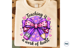 Teacher Bow PNG Product Image 1