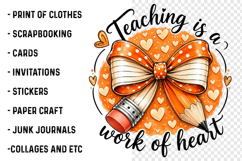 Teacher Bow PNG Product Image 3