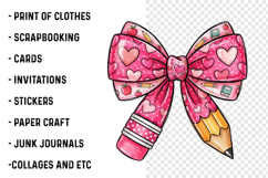 Teacher Bow PNG Product Image 3