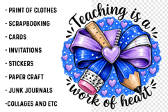 Teacher Bow PNG Product Image 3