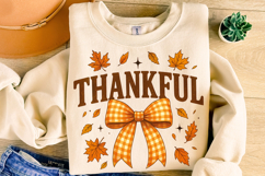 Thankful Png, Coquette Fall Png, Autumn Png, Thanksgiving Product Image 4