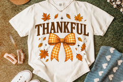 Thankful Png, Coquette Fall Png, Autumn Png, Thanksgiving Product Image 5