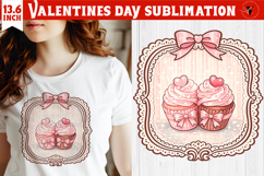 Coquette Valentines Clipart | Romantic Pink Love Sublimation Product Image 1