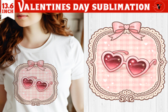 Coquette Valentines Clipart | Romantic Pink Love Sublimation Product Image 1