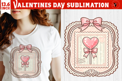 Coquette Valentines Clipart | Romantic Pink Love Sublimation Product Image 1