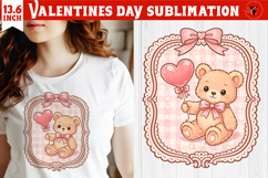 Coquette Valentines Clipart | Romantic Pink Love Sublimation Product Image 1
