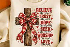 Coquette Valentine Jesus Png Product Image 2