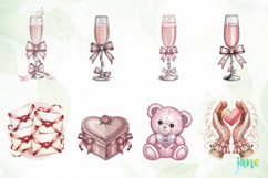 Coquette Valentine PNG Clipart Product Image 3