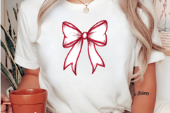 coquette valentine ribbon bow Product Image 2