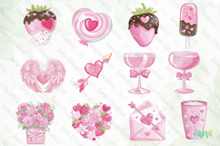 Coquette Valentine's Day Clipart Bundle Product Image 4