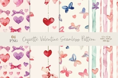 Coquette Valentine Seamless Pattern Product Image 1