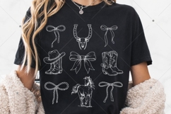 Coquette Western Cowgirl SVG,Western Cowgirl SVG, Horse Product Image 4