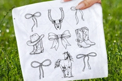 Coquette Western Cowgirl SVG,Western Cowgirl SVG, Horse Product Image 5