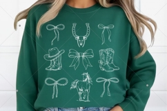 Coquette Western Cowgirl SVG,Western Cowgirl SVG, Horse Product Image 7