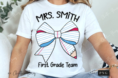 Notebook Pencil Bow PNG | Back To School PNG Product Image 3