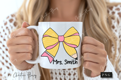 School Pencil Bow PNG | Back To School PNG Product Image 2