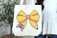 School Pencil Bow PNG | Back To School PNG Product Image 7