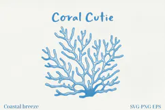 Summer Coastal Line Art Clipart | SVG & PNG |Summer Beach Product Image 1