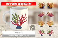 Mug Wrap Coral Reef Product Image 1