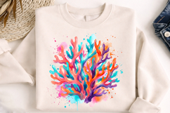 coral reef png, ocean clipart, underwater png, watercolor coral, marine life, tropical design, sea clipart, ocean sublimation, beach theme, aquarium art
