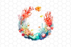 Coral Reef Watercolor Clipart