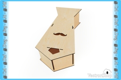 Laser Cutting Vector for Tie Box - Template for CNC Product Image 2