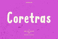 Coretras Handwritten Sans Font Product Image 1