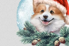 Corgi dog Christmas PNG Sublimation Product Image 3